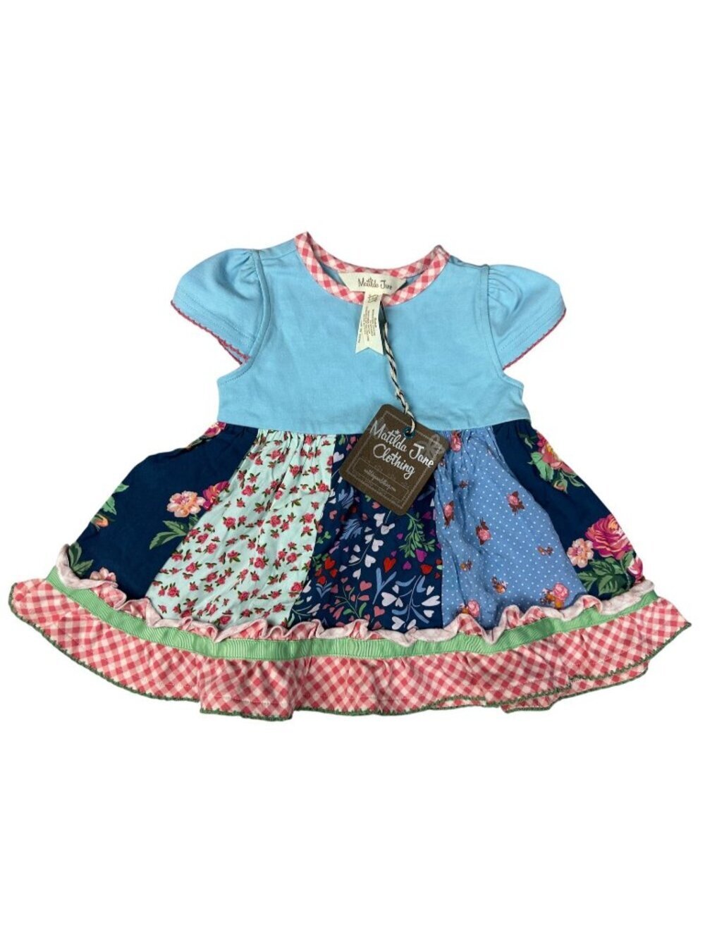 NWT MATILDA JANE 3-6 months BABY BLUES DRESS BRILLIANT DAYDREAM